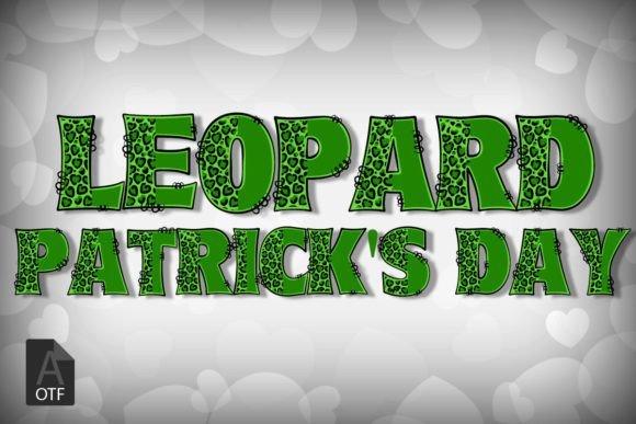 Leopard Patrick's Day Font - Featured Image
