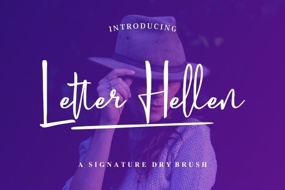 Letter Hellen Font - Featured Image