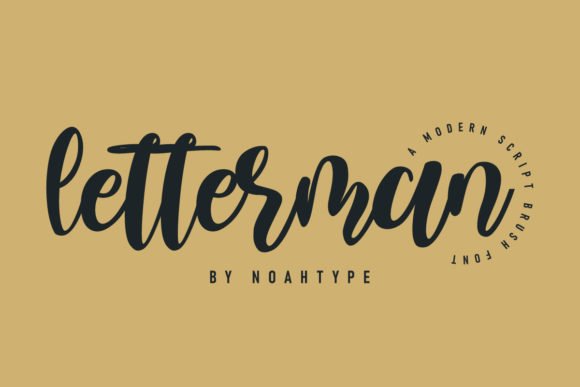 Letterman Font - Featured Image