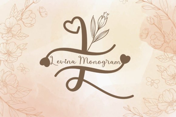 Levina Monogram Font Font Download for Desktop