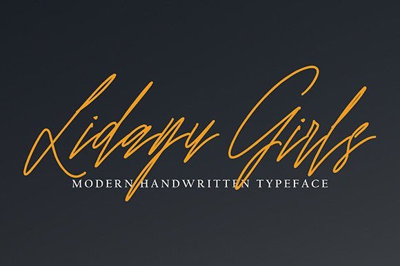 Lidayu Girl Font - Featured Image