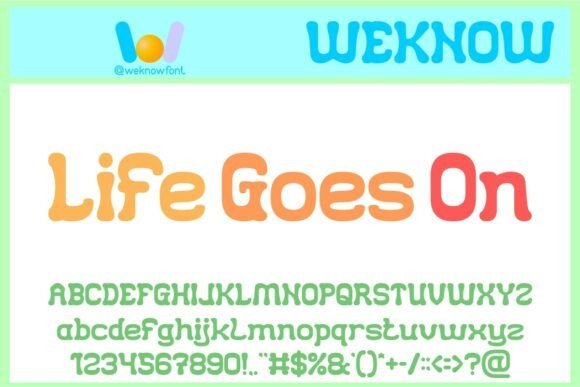 Life Goes on Font - Featured Image