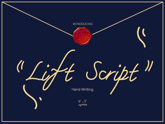 Lift Script Font - Featured Image