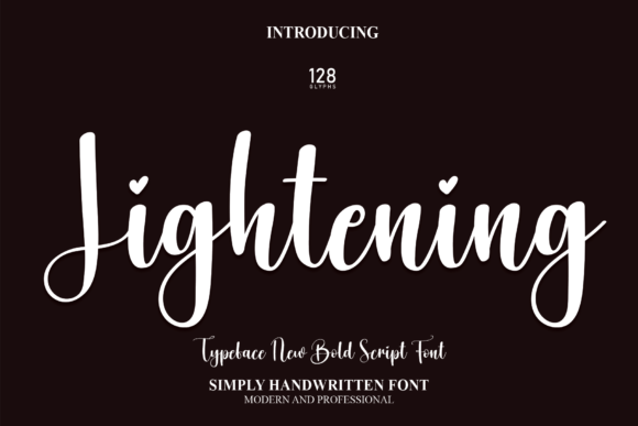 Lightening Font Download for Desktop