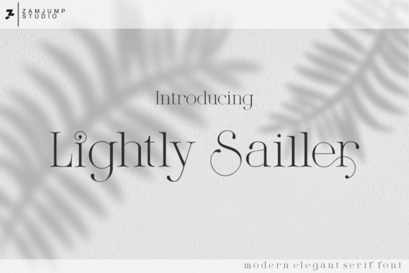 Lightly Sailler Font - Featured Image