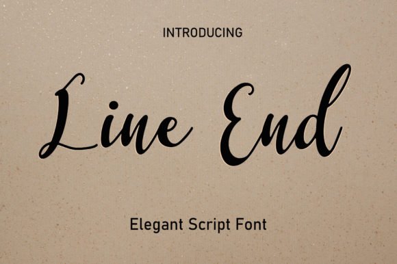 Line End Font - Featured Image