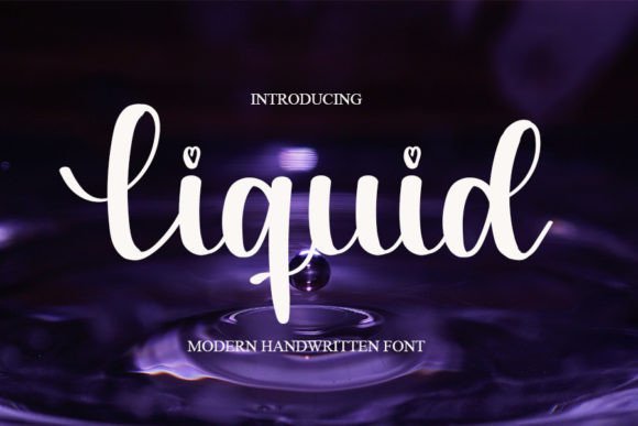 Liquid Font Download for Desktop