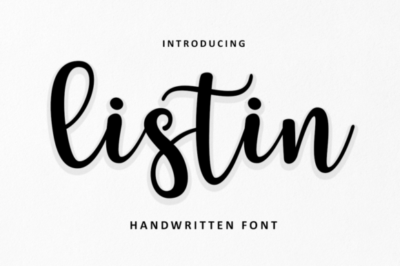 Listin Script Font Download for Desktop