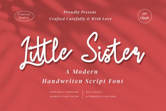 Little Sister Font - Featured Image