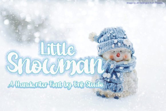 Little Snowman Font - Featured Image