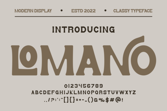 Lomano Font Download for Desktop