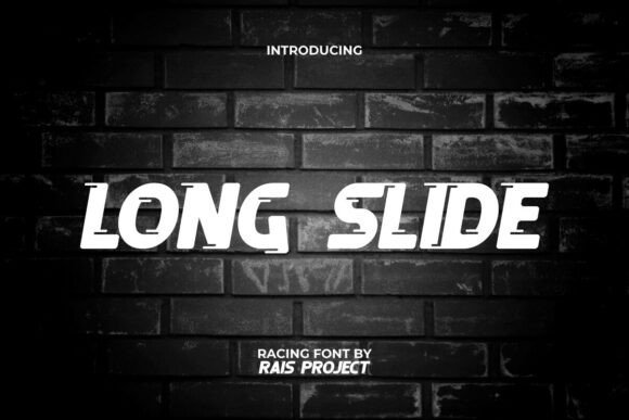 Long Slide Font Download for Desktop