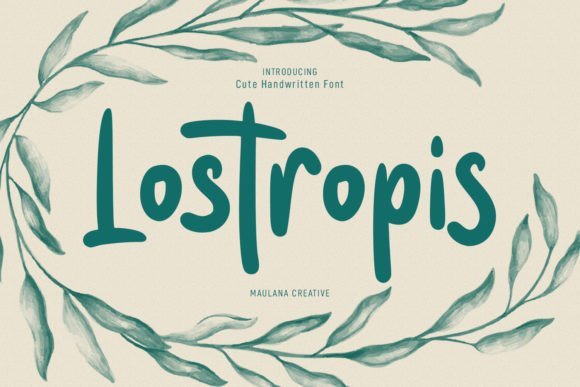 Lostropis Font - Featured Image