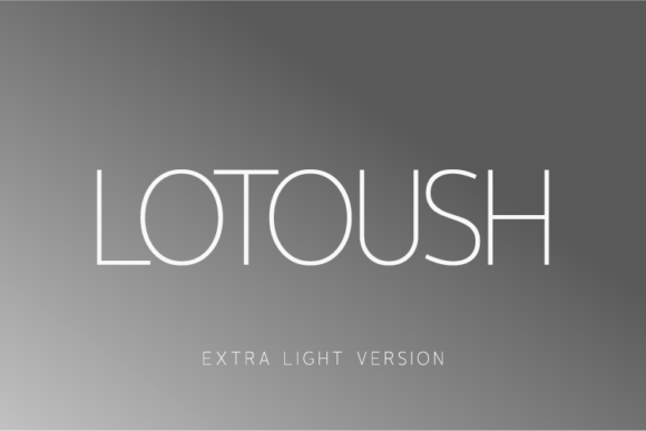 Lotoush Extra Light Font Download for Desktop