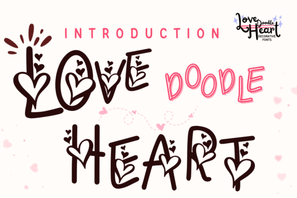 Love Doodle Heart Font Download for Desktop