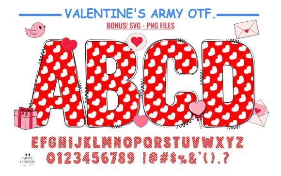 Love Valentine’s Doodle Hearts Font Download for Desktop