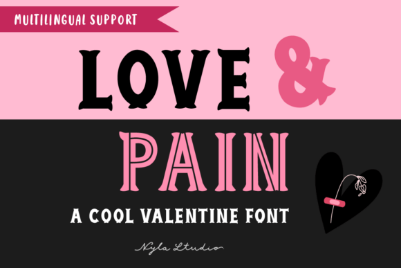Love and Pain Font - Featured Image