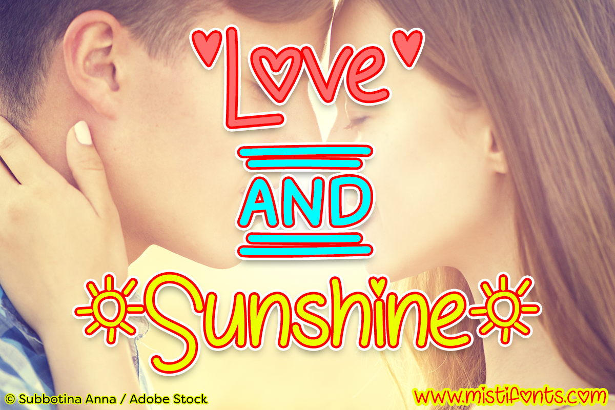 Love and Sunshine Font Download for Desktop