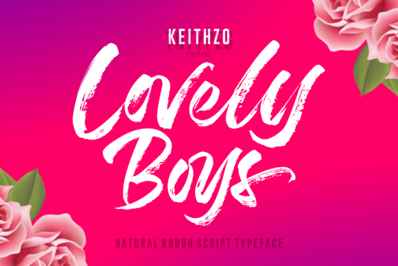 Lovely Boys Font - Featured Image