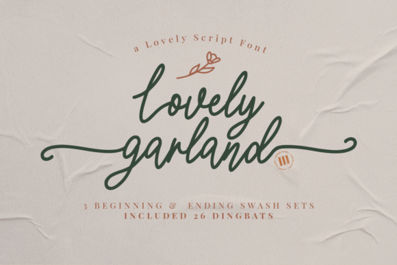 Lovely Garland Font Download for Desktop