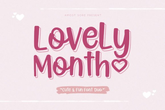 Lovely Month Font - Featured Image