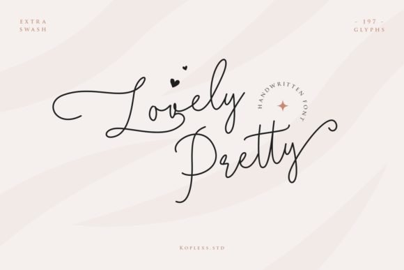 Lovely Pretty Font - Featured Image