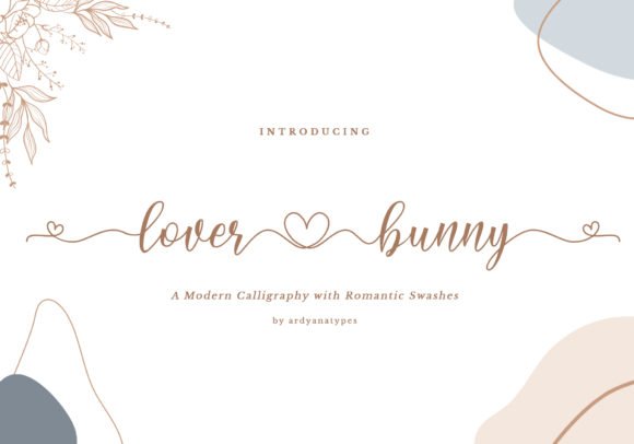 Lover Bunny Font - Featured Image