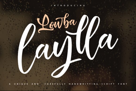 Lowba Laylla Font Download for Desktop