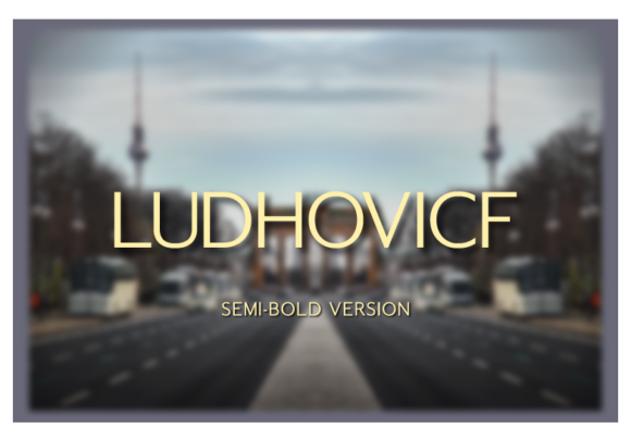 Ludhovicf Semi-Bold Font - Featured Image