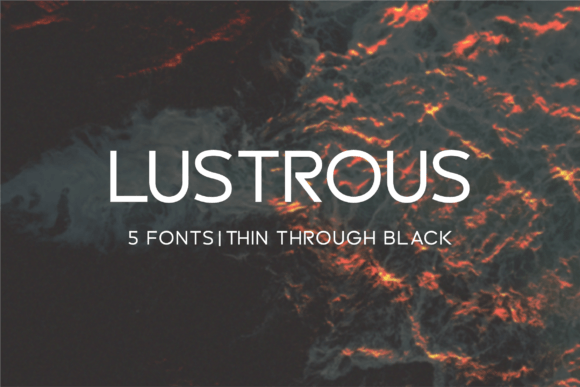 Lustrous Font - Featured Image