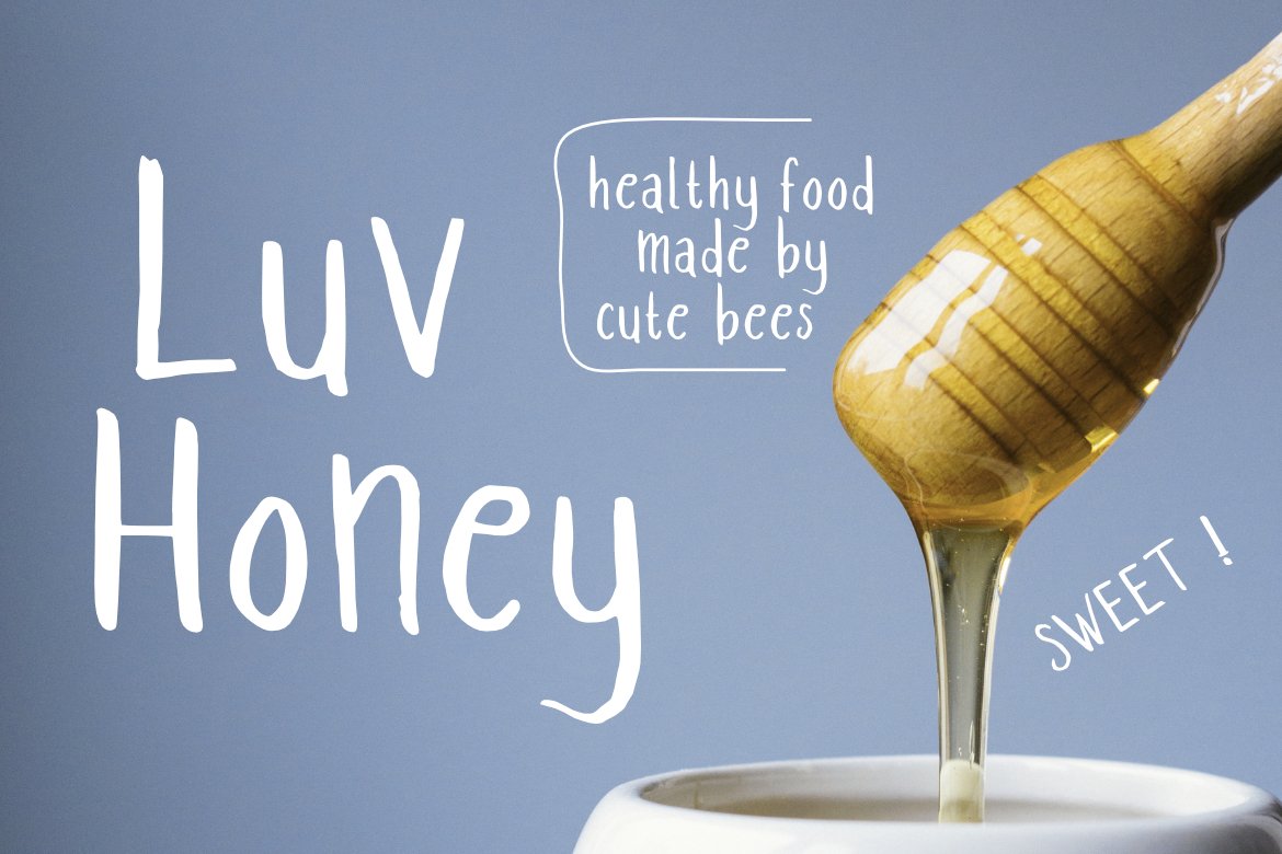 Luv Honey Font - Featured Image