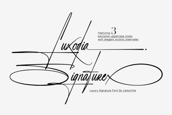 Luxodia Signature Font Download for Desktop