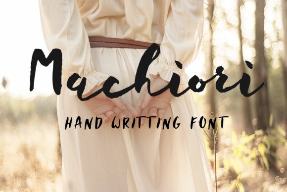 Machiori Font - Featured Image