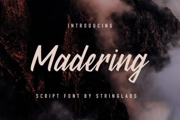 Madering Font - Featured Image