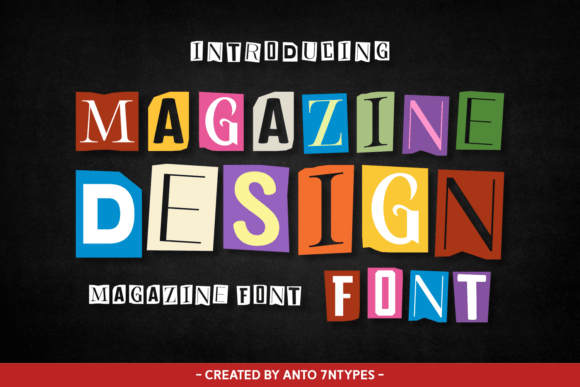 Magazine Design Font - Featured Image