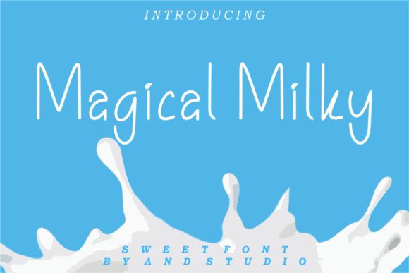 Magical Milky Font - Featured Image