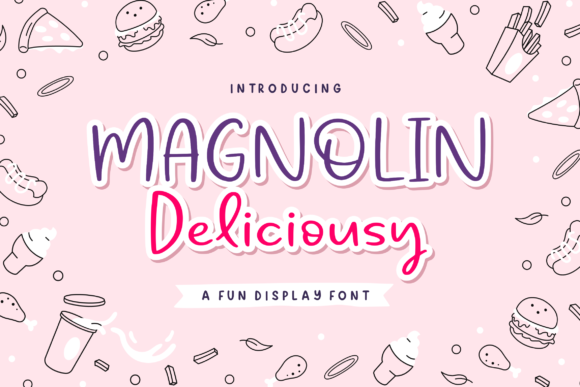 Magnolin Deliciousy Font - Featured Image