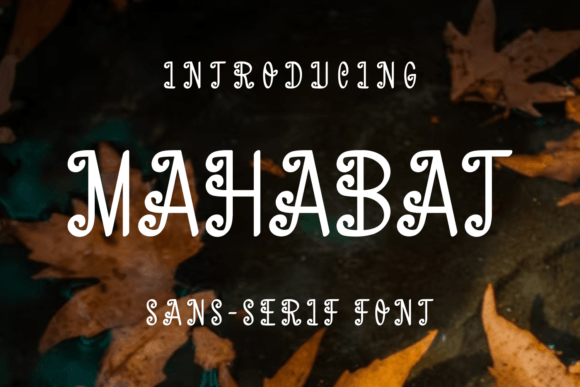 Mahabat Font - Featured Image