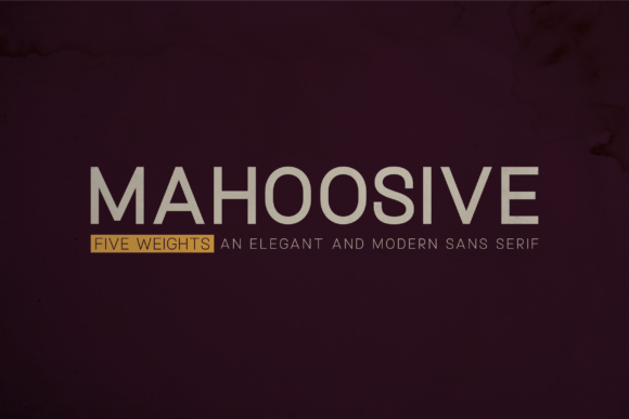 Mahoosive Font - Featured Image