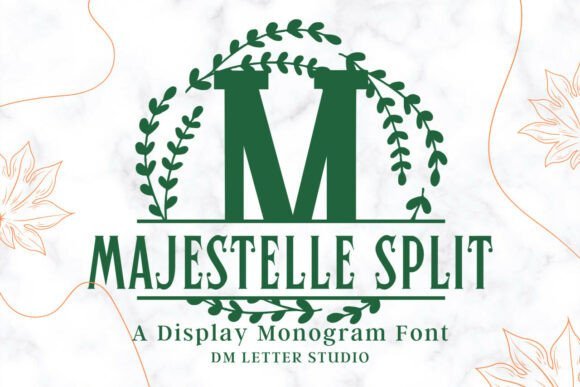 Majestelle Split Monogram Font Download for Desktop