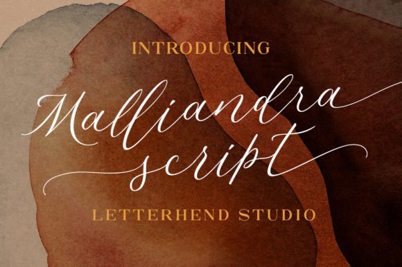 Malliandra Script Font - Featured Image