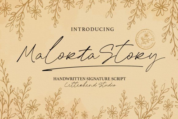 Malorta Story Font - Featured Image