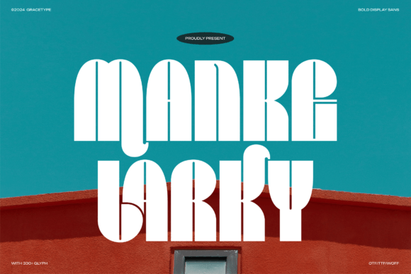 Manke Larky Font - Featured Image