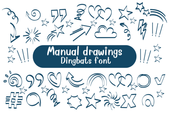Manual Drawings Font - Featured Image