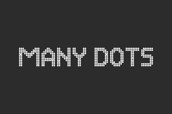 Many Dots Font Download for Desktop