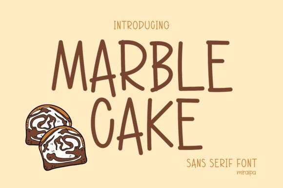 Marble Cake Font - Featured Image