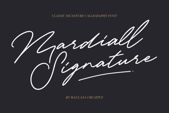 Mardiall Signature Font - Featured Image