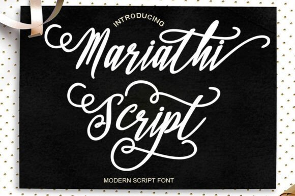 Mariathi Script 1 Font - Featured Image