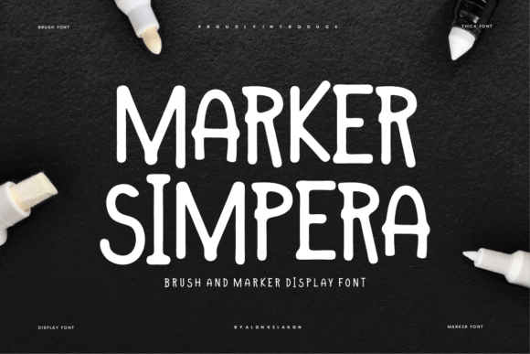 Marker Simpera Font - Featured Image