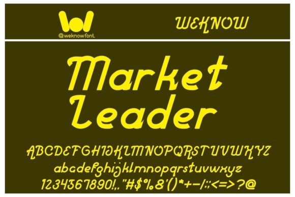 Market Leader Font - Featured Image